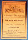 Beadles Dime Novel, Maid of Esopus Beadles Dime Novel, Maid of Esopus