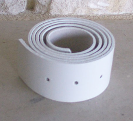 Waistbelt, White Leather Waistbelt, White Leather